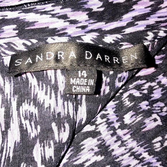 ⭐️3 for $29 EUC Sandra Darren Sleeveless Sheer Dress - Picture 12 of 13